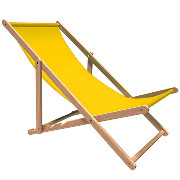 Strandstoel geel