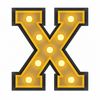 Lichtletter - X -