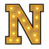 Lichtletter - N -