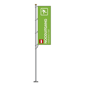 Evenementen vlag Nooduitgang Evenementen vlag Nooduitgang