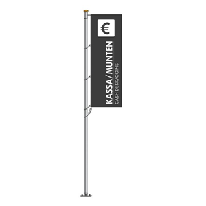 Evenementen vlag Kassa/Munten Evenementen vlag Kassa/Munten