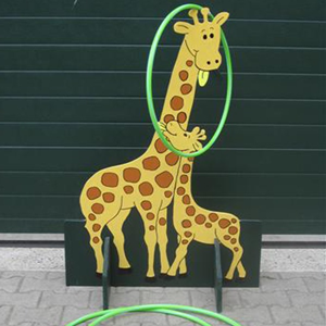 Giraffe hoepel gooien