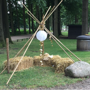 Tipi bamboe zitje