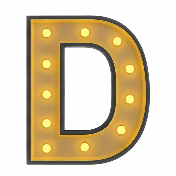 Lichtletter - D -