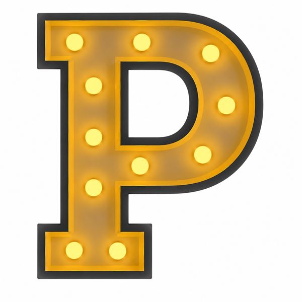 Lichtletter - P -
