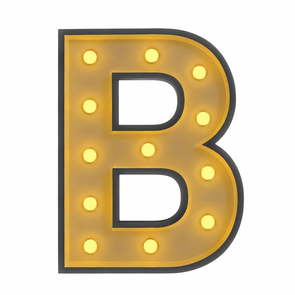 Lichtletter - B - Lichtletter - B -