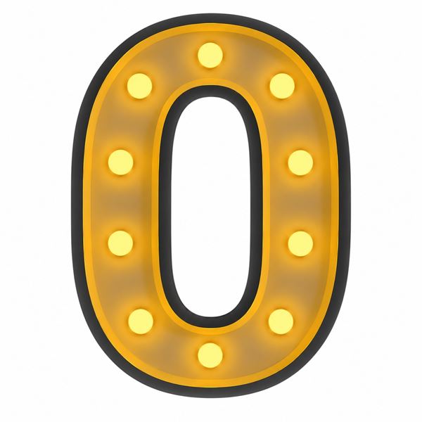 Lichtletter - O -