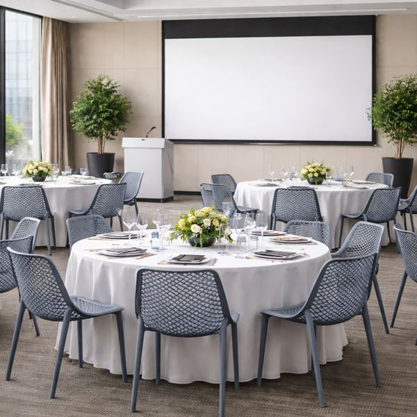 Stapelstoel Ariane Grijs Stapelstoel Ariane Grijs