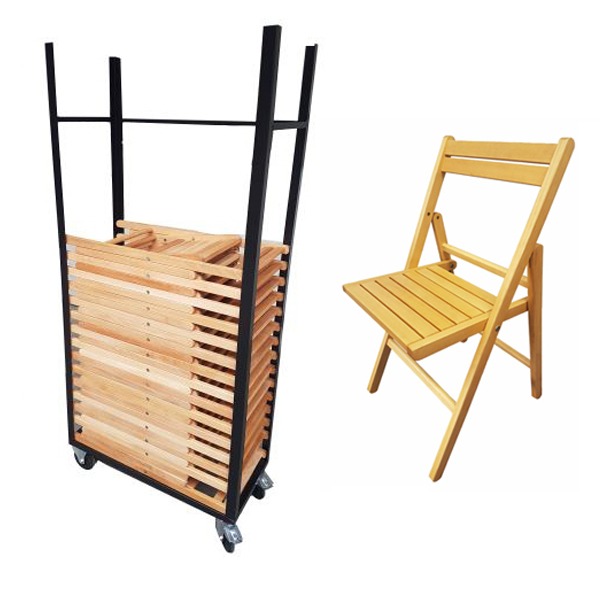 Klapstoel Vintage hout