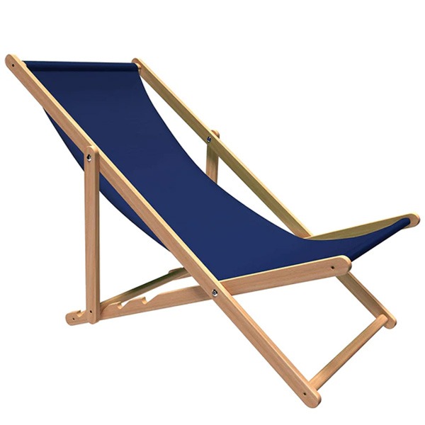 Strandstoel blauw