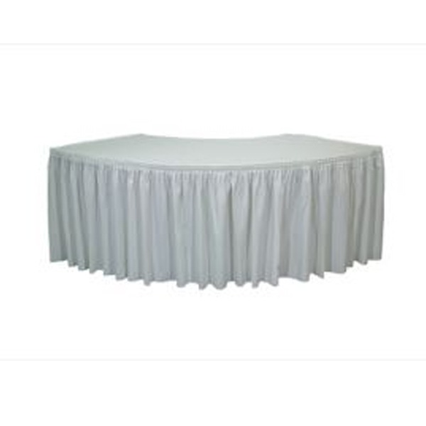 Tafelrok Wave tafel champagne