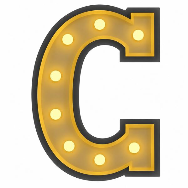 Lichtletter - C - Lichtletter - C -