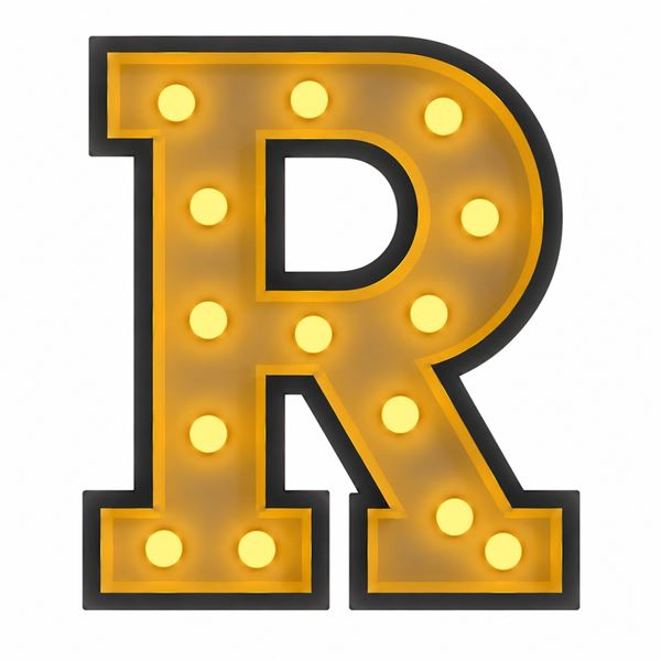 Lichtletter - R -
